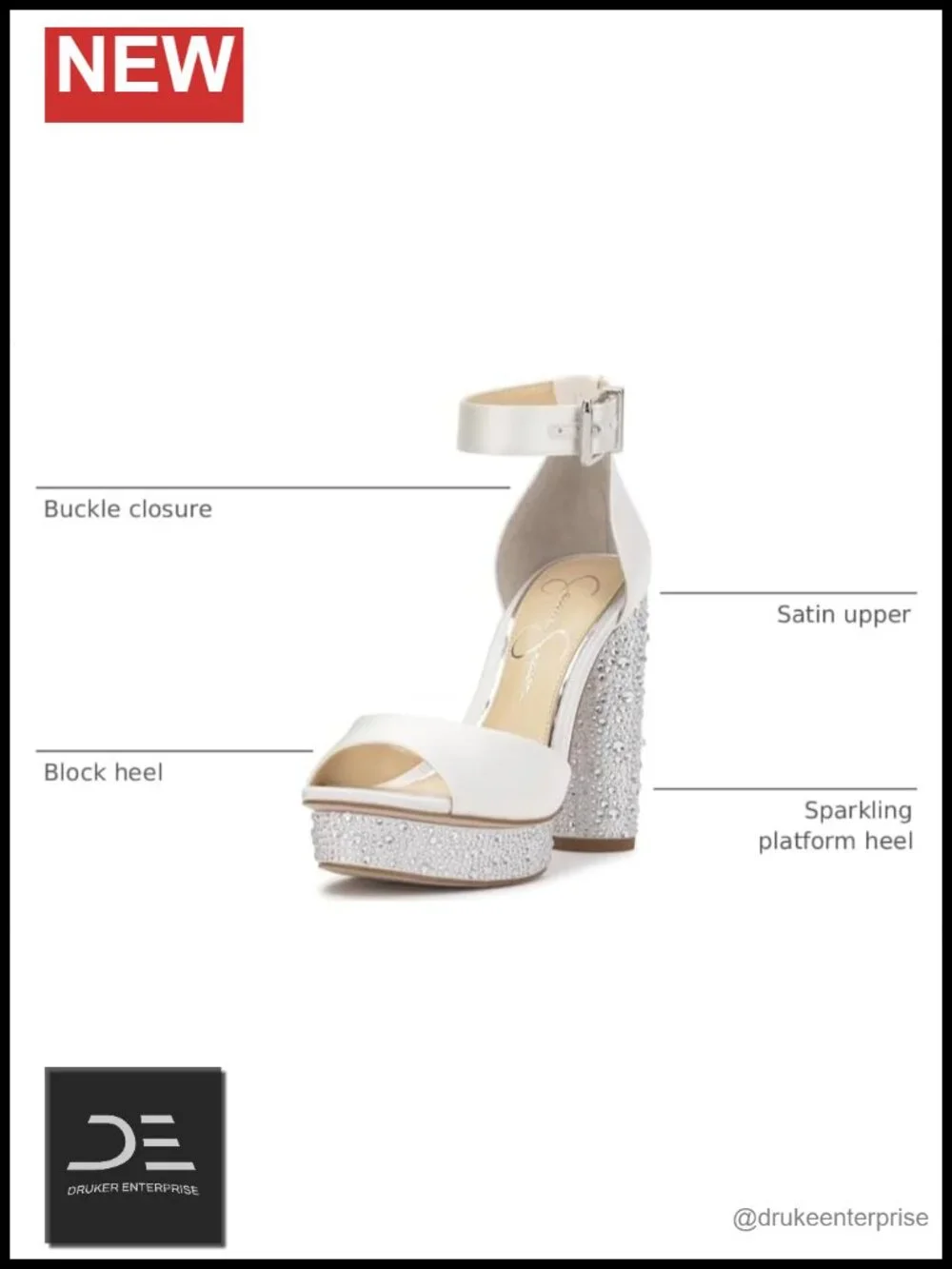 Satin Platform Sandal Heels 4.5 Inch